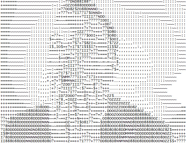 ascii me. 